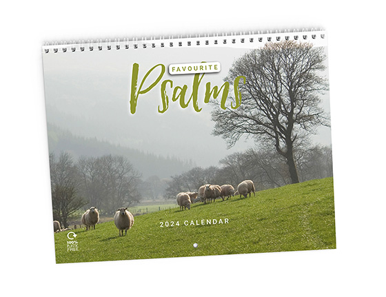 2024 Calendar: Favourite Psalms - Teal Press